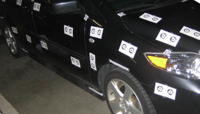 Car with Coded Targets